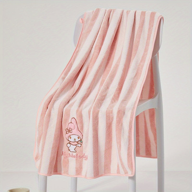 Y2K Sanliou Wholesale Kulomi Bath Towels Coral Velvet Is More Absorbent Than Pure Bath Towels Face Wash Cartoon Dry Hair Towels